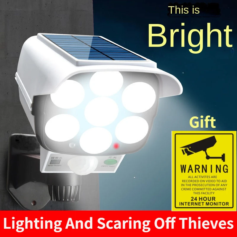 Home Security Ultimate - Outdoor Solar Light Motion Sensor Security
