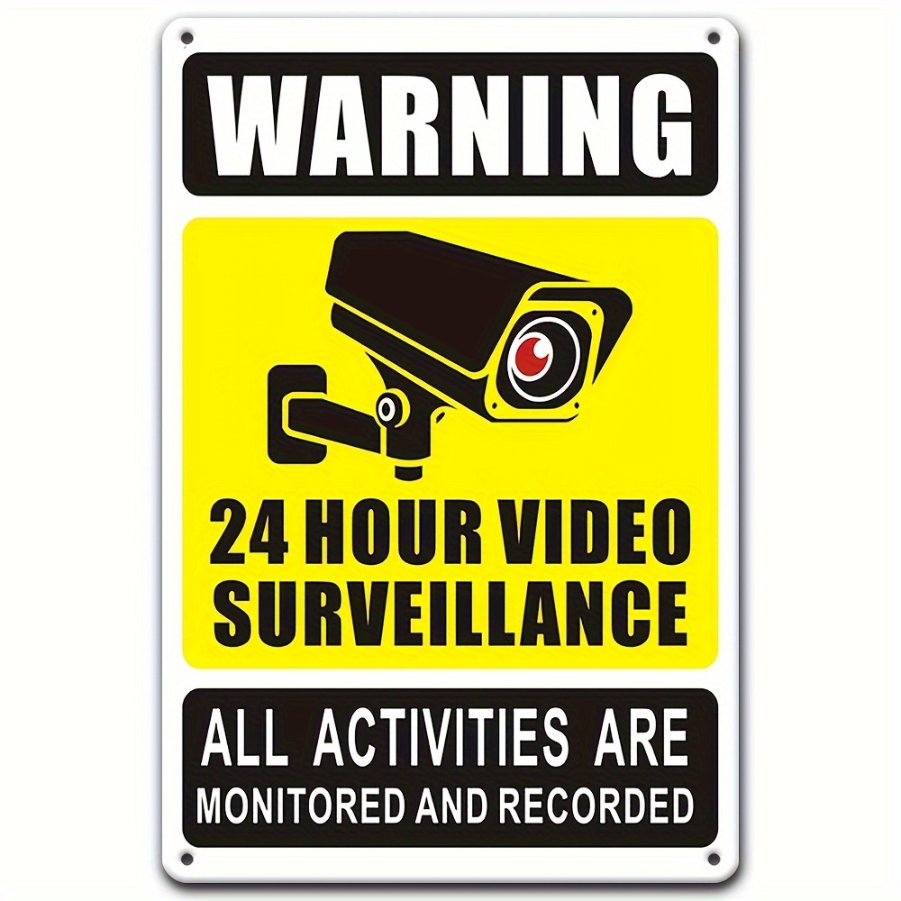 Home Security Ultimate - 24/7 Video Surveillance Warning Sign -