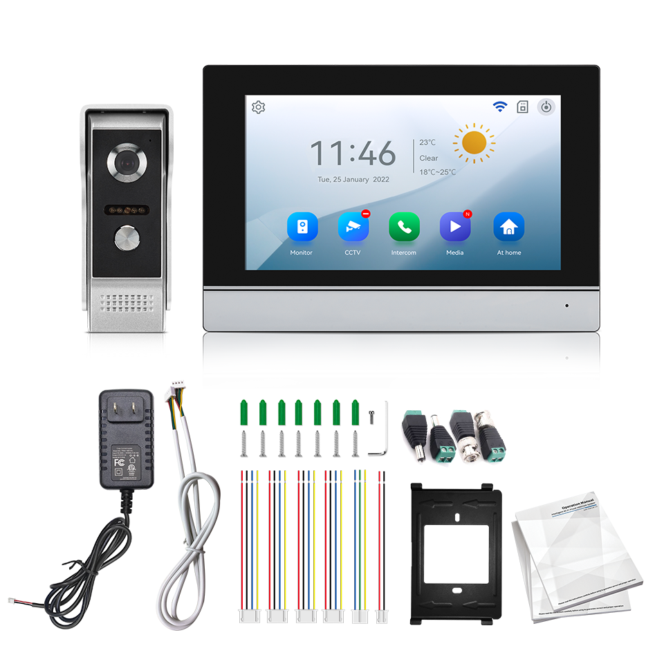 Home Security Ultimate - 7Inch IPS Screen 2MP Tuya Remote