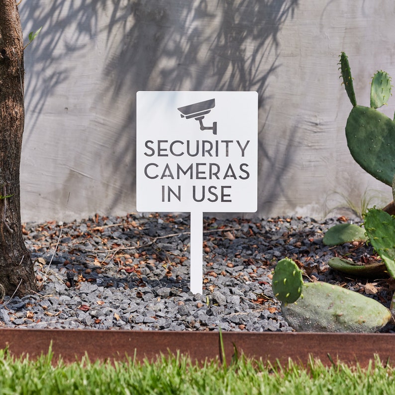 Security Camera Yard Sign - Mo - đánh giá và giá Home Yard Security
