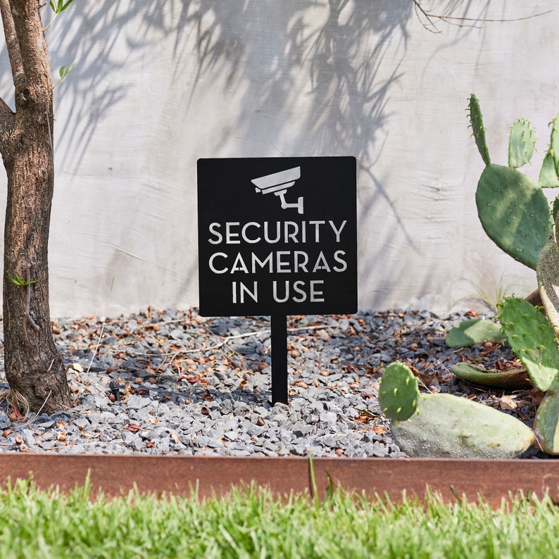 Security Camera Yard Sign - Mo - đánh giá và giá Home Yard Security