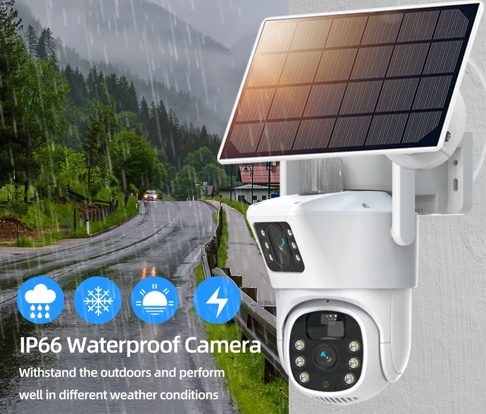 4K 8MP Dual Lens Wifi Solar CC - đánh giá và giá Home Security Monitoring System