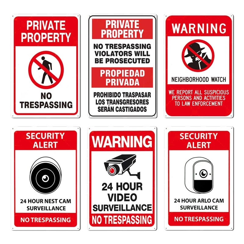 Private Property No Trespassin - đánh giá và giá Home Yard Security