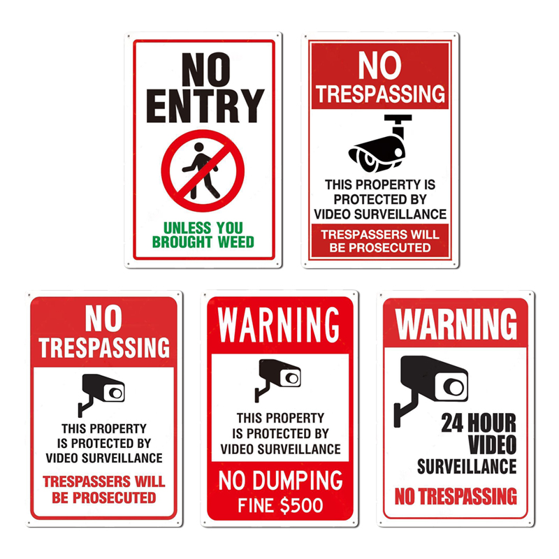 Private Property No Trespassin - đánh giá và giá Home Yard Security