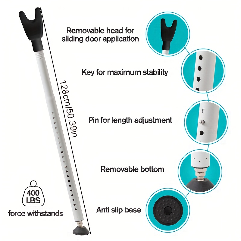 Adjustable 2in1 Sliding Patio  - đánh giá và giá Home Security Door Reinforcement Lock