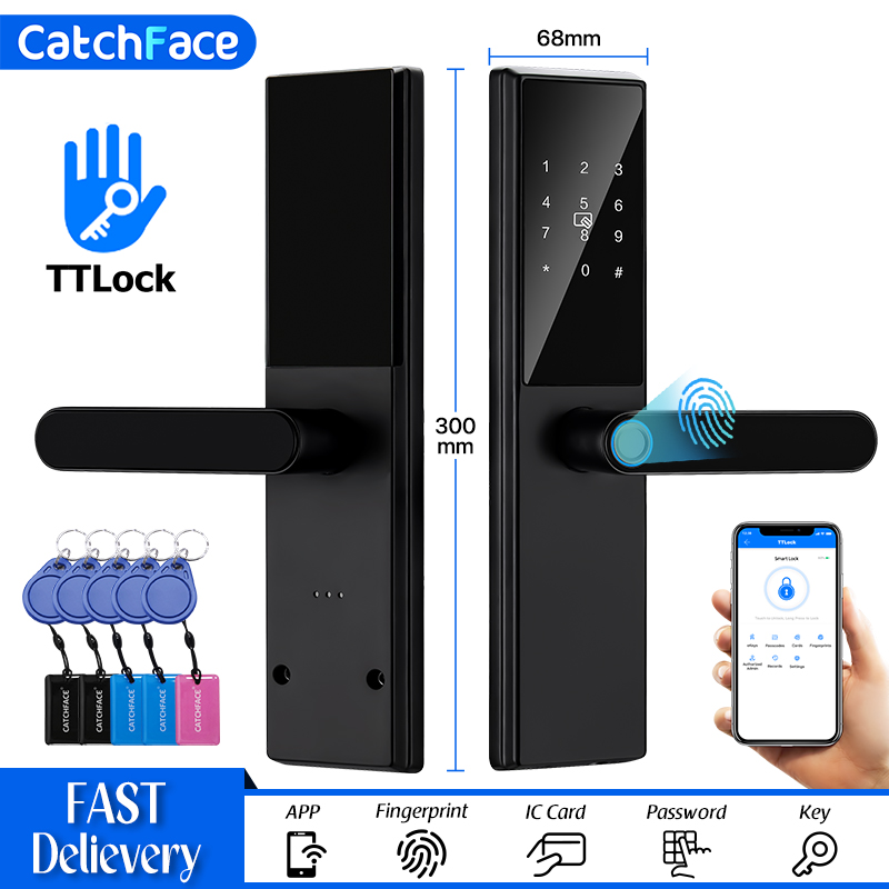 Bluetooth Fingerprint Door Loc - đánh giá và giá Home Security Door Reinforcement Lock