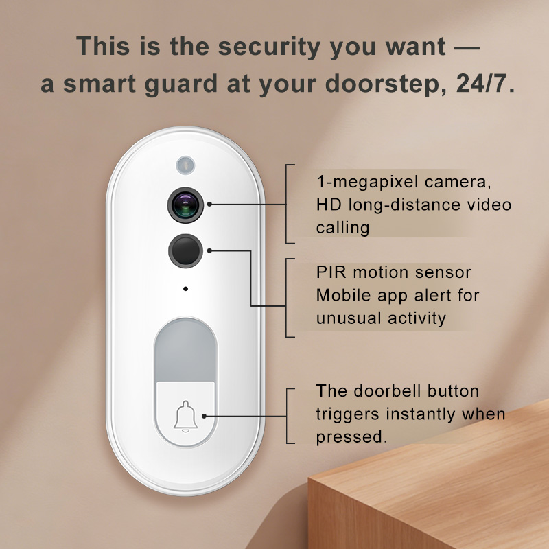 Tuya Smart Video Doorbell Wire - đánh giá và giá Home Security Monitoring System