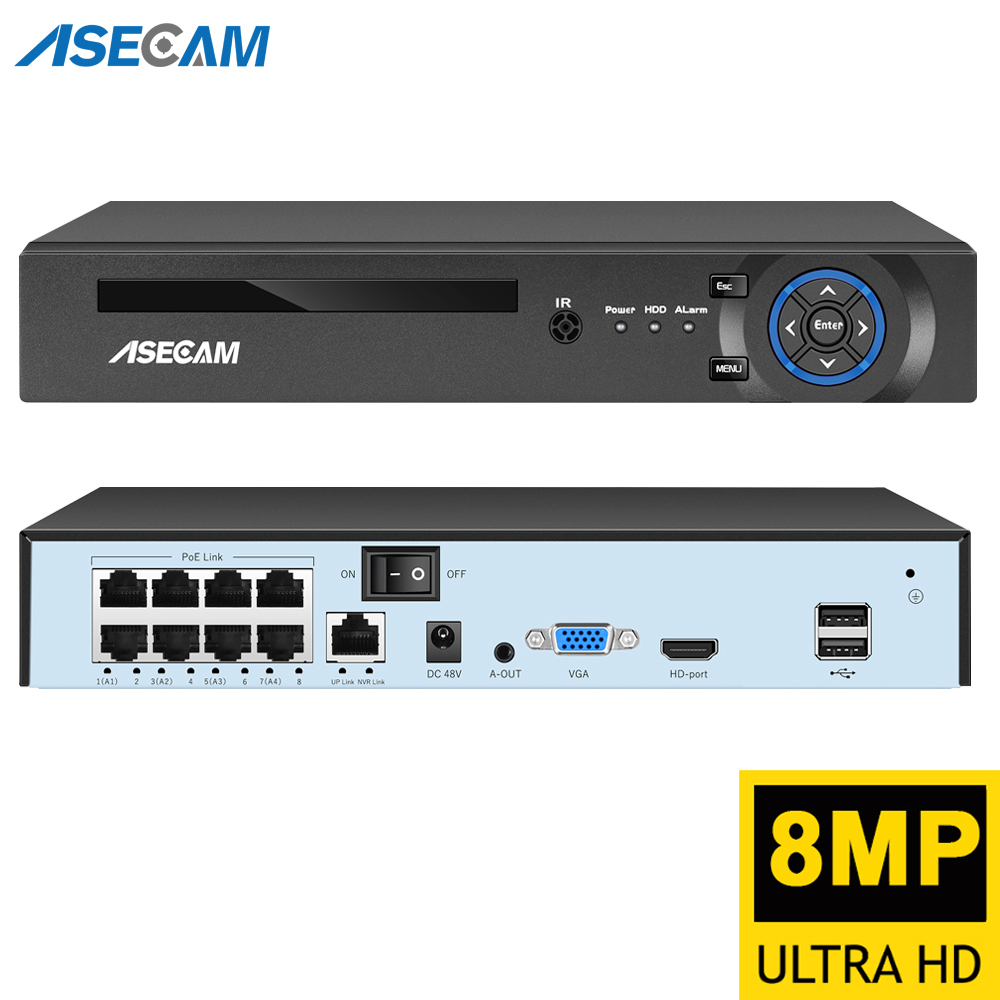 Super 8MP POE NVR Video Record - đánh giá và giá Home Security With Cameras