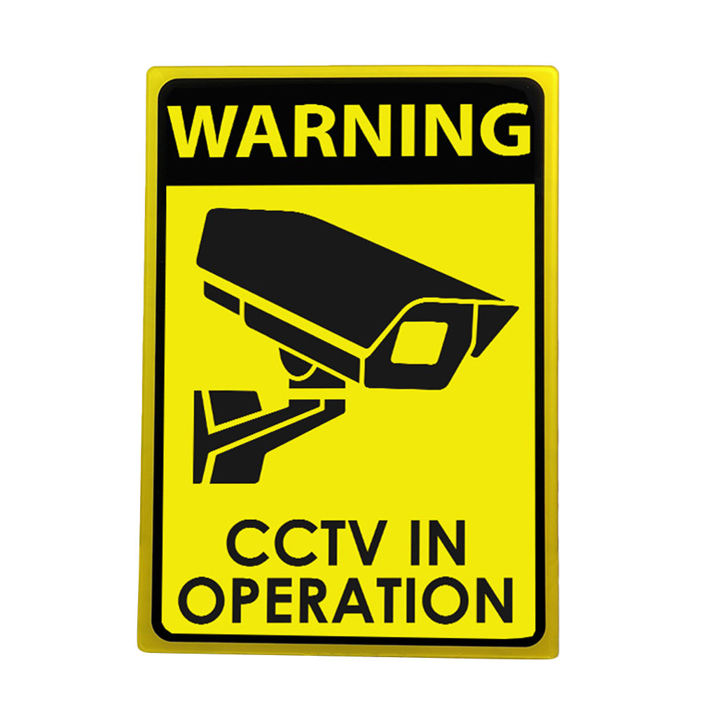Acrylic Security Camera Warnin - đánh giá và giá Home Yard Security