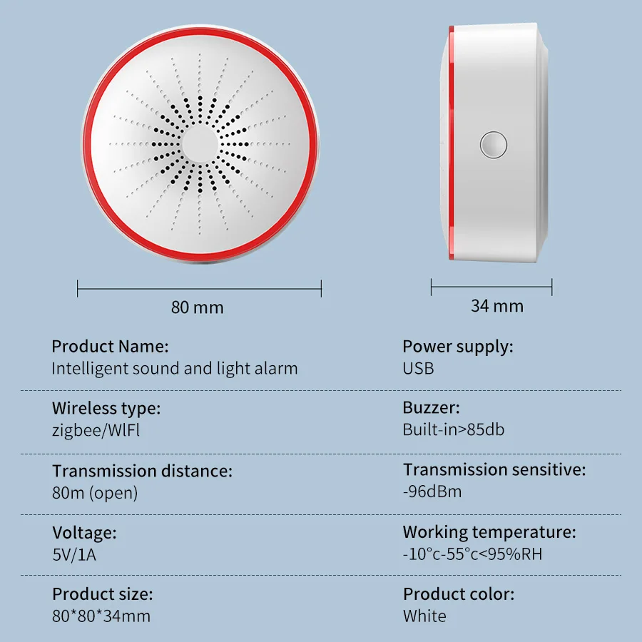 Tuya WiFi ZigBee Smart Alarm S - đánh giá và giá Home Security Ultimate