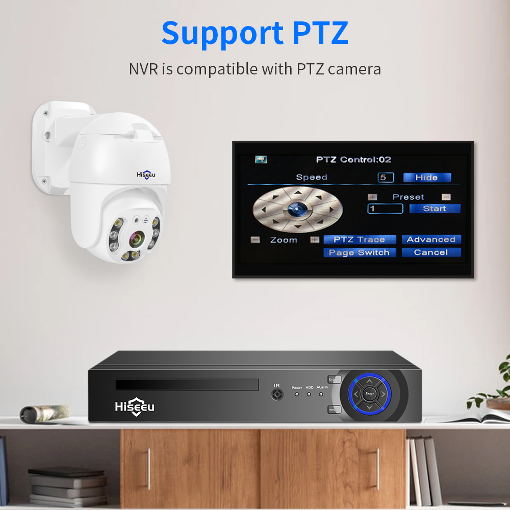 Hiseeu 4CH 10CH 16CH 4K 8MP 5M - đánh giá và giá Home Security With Cameras
