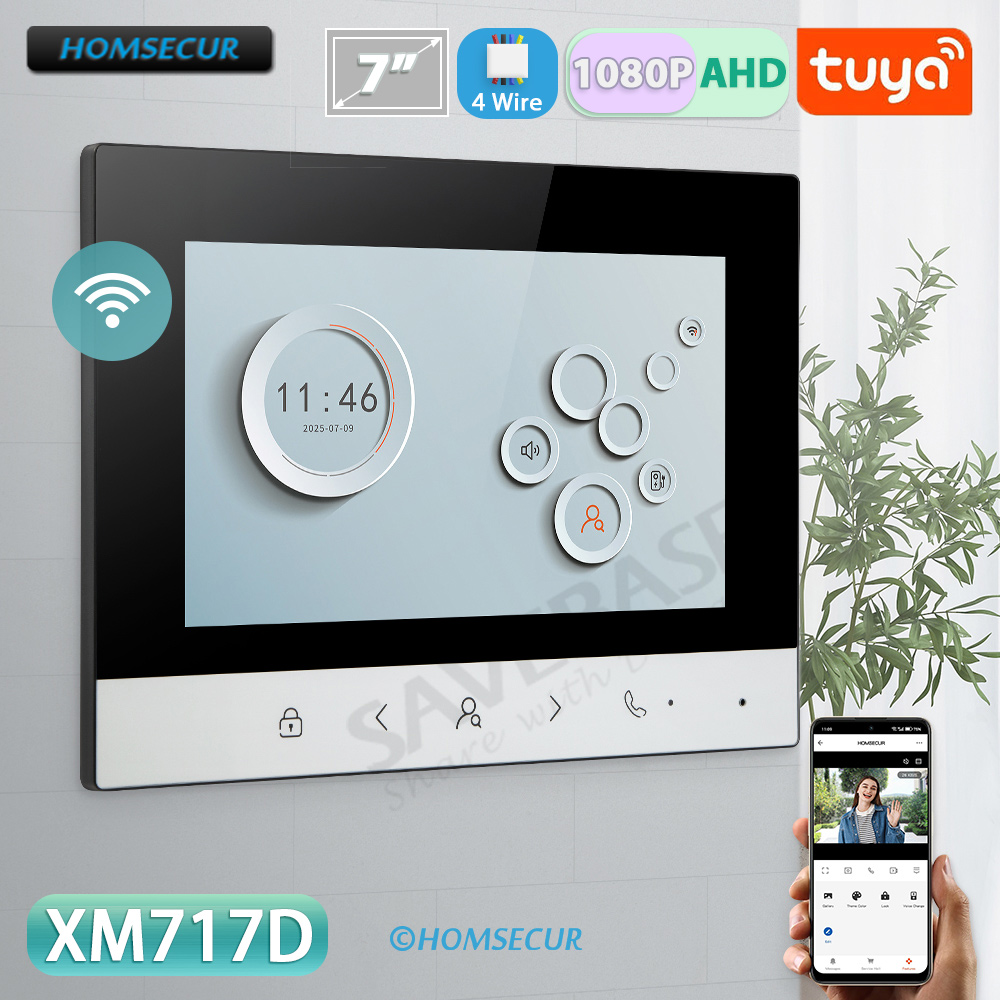 Tuya Smart WIFI Indoor Monitor - đánh giá và giá Home Security With Monitoring