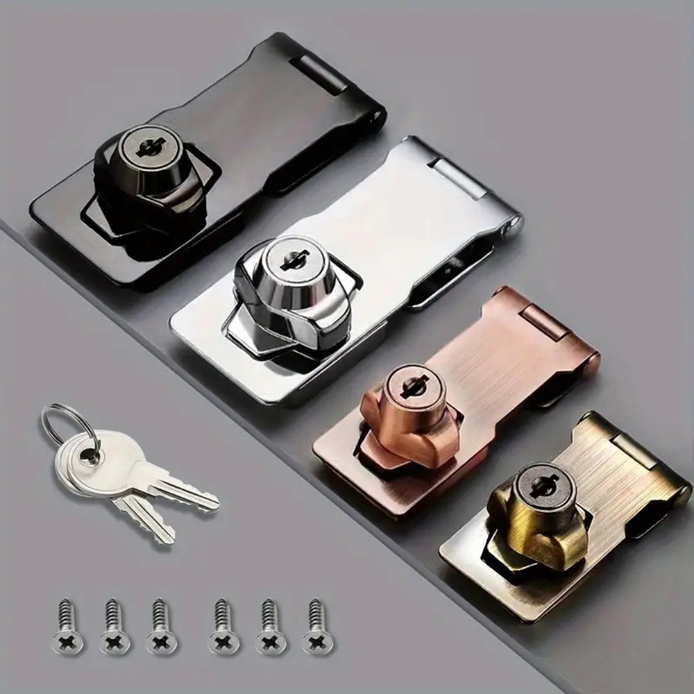 Locking Hasp Heavy Duty Lockin - đánh giá và giá Home Security Door Reinforcement Lock