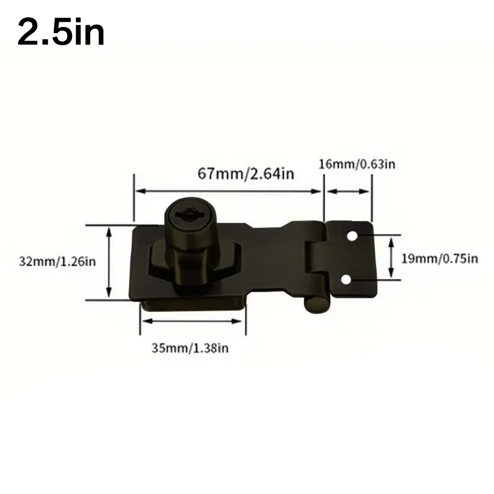 Locking Hasp Heavy Duty Lockin - đánh giá và giá Home Security Door Reinforcement Lock