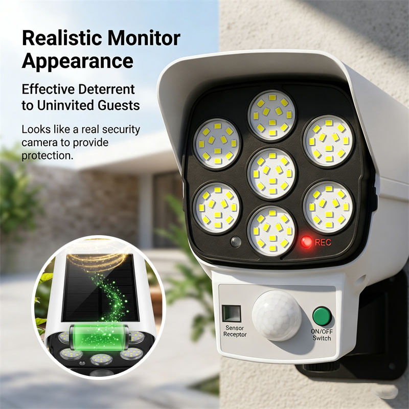 Solar Powered Dummy Security C - đánh giá và giá Home Yard Security