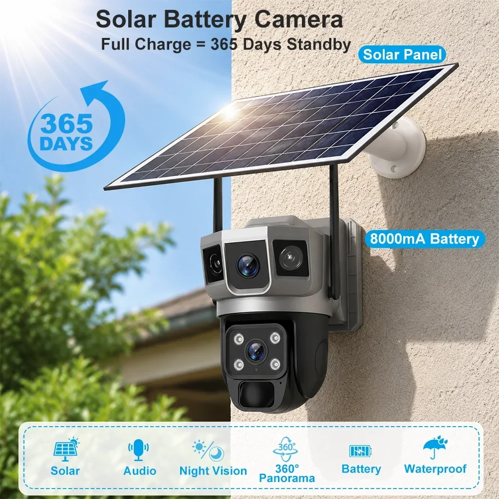 V380 4K 3 Screens 4G Camera So - đánh giá và giá Home Security Ultimate
