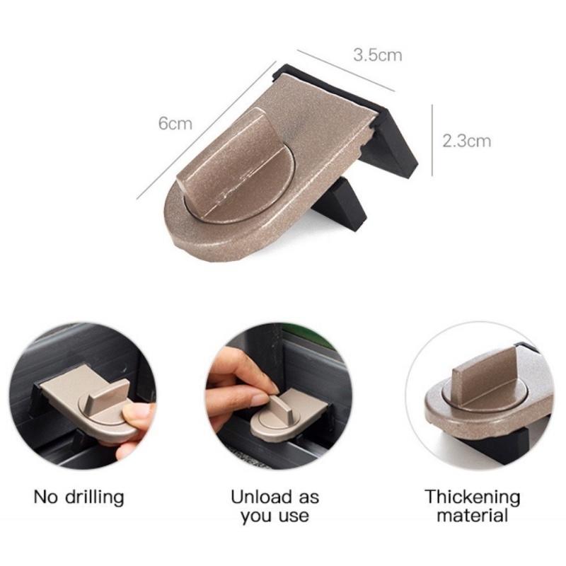 4 Sets Sliding Sash Stopper Ca - đánh giá và giá Home Security Door Reinforcement Lock