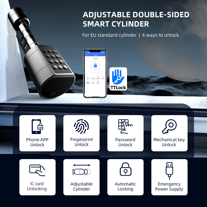 Smart Euro Cylindrical Door Lo - đánh giá và giá Home Security Brand