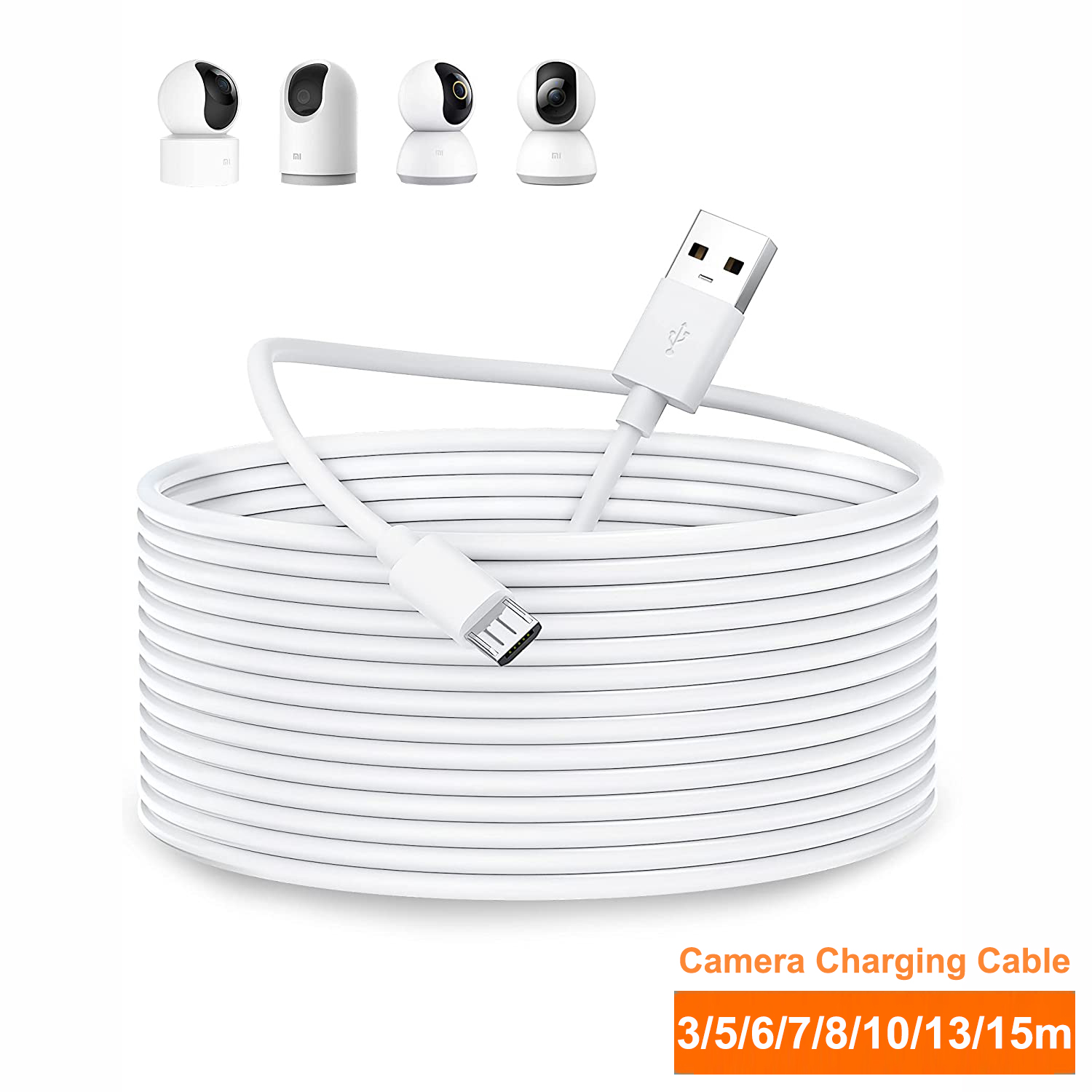 3~13m Micro USB Extension Cabl - đánh giá và giá Xiaomi Home Security 360