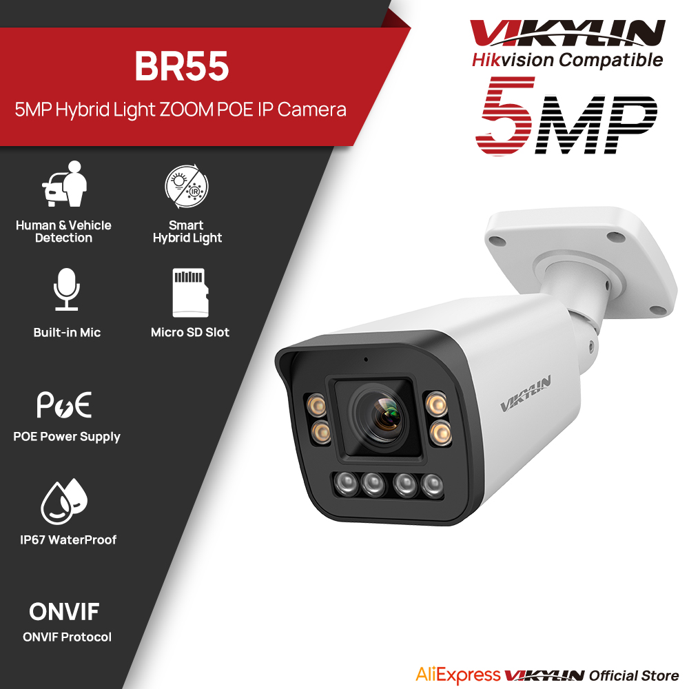 VIKYLIN 5MP 5X Zoom Bullet IP  - đánh giá và giá Home Security Hikvision