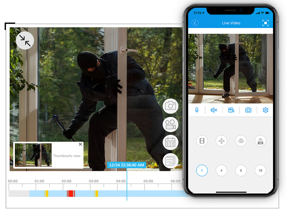16CH 32CH 4K NVR Video Recorde - đánh giá và giá Home Security With Cameras