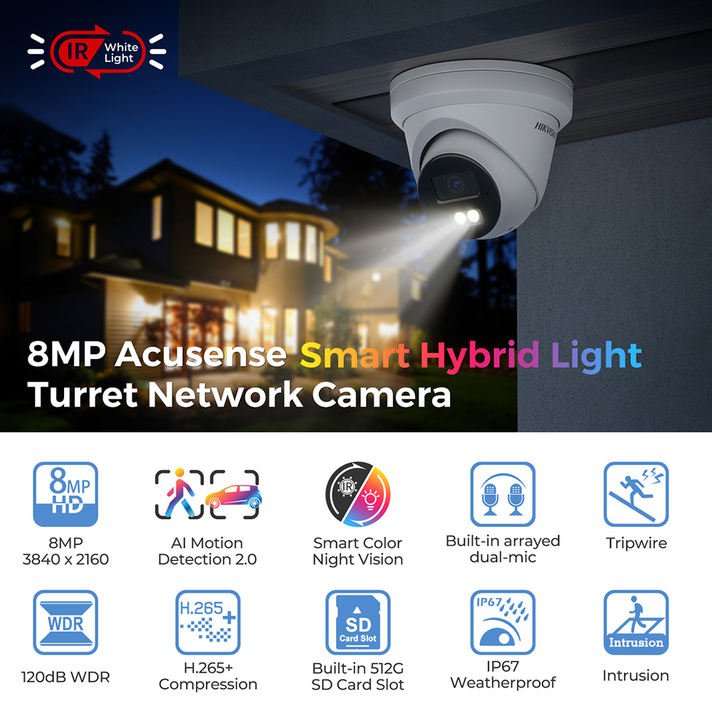 Hikvision DS-2CD2383G2-LI2U 8M - đánh giá và giá Home Security Online
