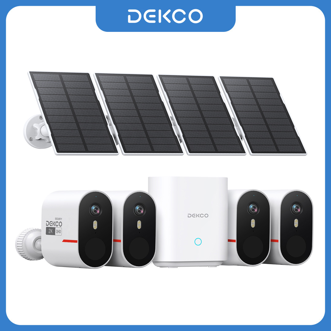 Dekco 3MP WiFi Solar Camera Sy - đánh giá và giá Home Security And Camera Systems