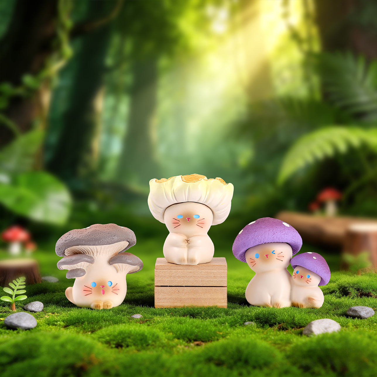 Mushroom Meow Blind Box Cute C - đánh giá và giá Home Security Items