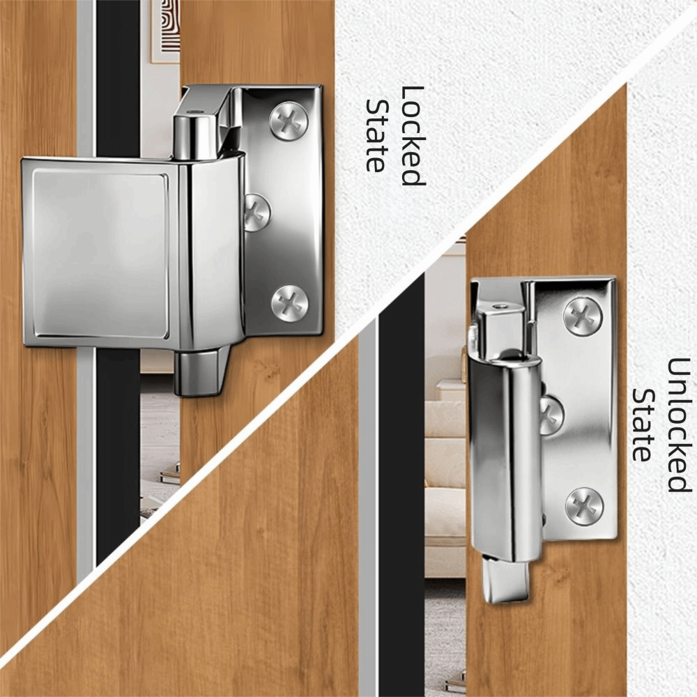 Aluminum Alloy Door Lock Secur - đánh giá và giá Home Security Door Reinforcement Lock