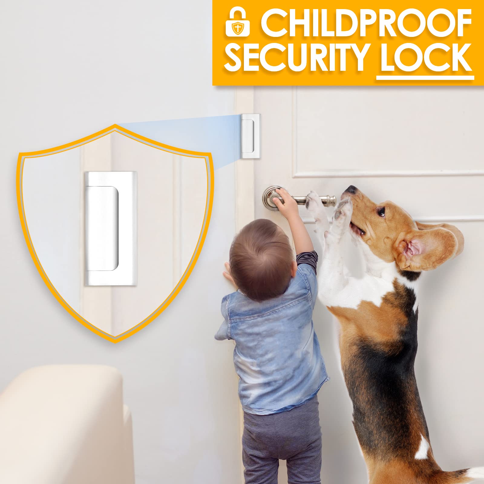 New Home Security Door Lock Al - đánh giá và giá Home Security Door Reinforcement Lock