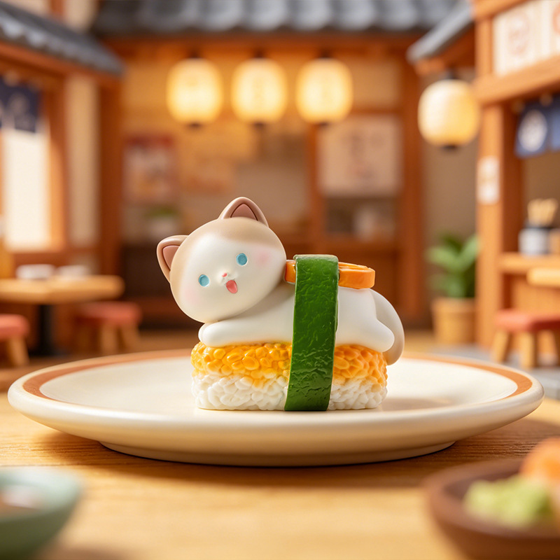 Sushi Cat Blind Box Cartoon Fi - đánh giá và giá Home Security Items