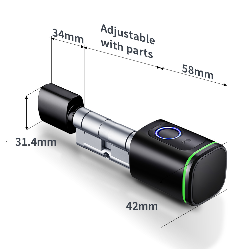 Smart Cylinder Lock Tuya 60-90 - đánh giá và giá Home Security Brand