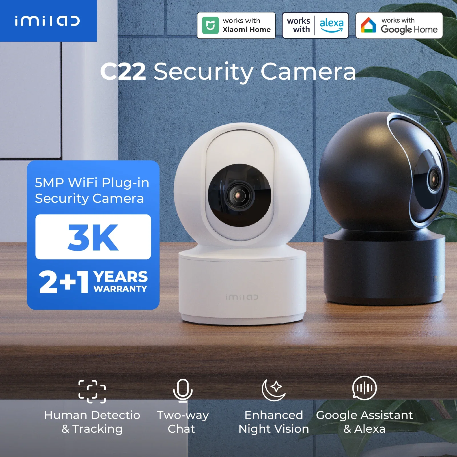 IMILAB C22 3K Security Indoor  - đánh giá và giá Xiaomi Home Security 360